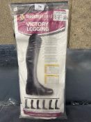 Tredstep Ireland Victory Legging Half Chap in Black Size: calf 15” height 18”