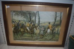 Oak Framed Print “Turning the Man That Bonaparte Couldn’t Turn”