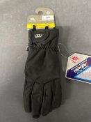 Woof Wear Waterproof Riding Gloves in Black Size: S