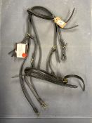 Sabre Conti Flash Snaffle Brass Fitting Cob Size in Black Code: 2005-C