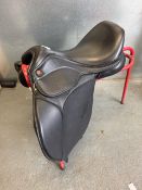 The Saddle Company Saddle with Removable Kneepads and Flock Back Size: 17”