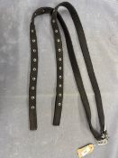 Libby’s Webbing Stirrup Leathers in Black 42”