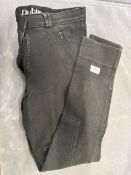 Dublin Black Jodhpurs Size 16/30”