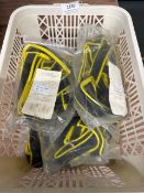 Quantity of Black and Yellow Field Head Collars - Mixed Sizes RRP: £90