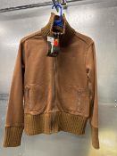 Blaze Brown zipfront jumper Size: XL/16