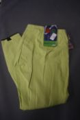 GS Sports Lime Green Jodhpurs Size: 24R