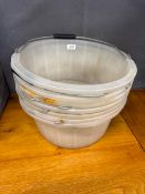 7x Large Carry Buckets