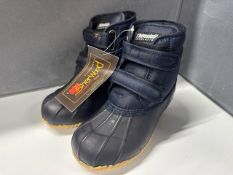 Sherwood Forrest Kid’s Navy Stable Hand Boots Size: 1
