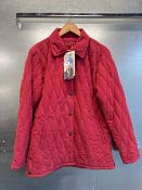 Jack Murphy red emer jacket Size: 14