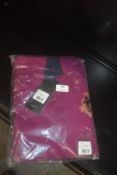 Lady’s Raspberry Overhead Hooded Jersey Top Size: 12