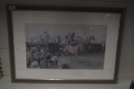 Framed Limited Edition Print “There Goes Your Shorts, The Grand National” by Gilbert Holiday 1897-