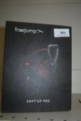Pair of Freejump Soft Up Pro Black & Red Stirrups