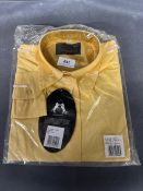 Competing Dekota Yellow Cotton Shirt Size: 14