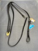 Stubben Running Martingale X-Full in Black with White Rings Code: 1050