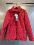 Jack Murphy red emer jacket Size: 18