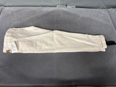 Double Horse Child’s White Jodhpurs Size: 18