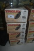 4x Pairs of Tingley Moccasin Rubber Overshoes, US Size: MD 8.5 to 10