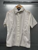 Shires white short sleeved shirt Size: medium