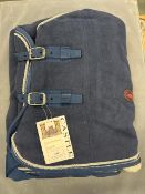 Castle Fleece Rug in Navy Size: 6ft