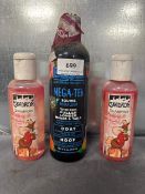 2x Eskadron Shampoo and 1x EQyss Meg-Tek equine Rebuilder