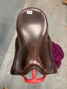 Fylde Showing Saddle - Brown, 17.5