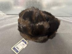 Jack Murphy Rich Coffee Faux Fur Hat Size: S/M