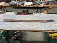 Stubben Leather Padded Atherstone Girth with One Elasticated Side Havana 53”