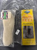 Pair of Really Warm Feet Super Insulated Insoles, and a Pair of Sheepskin Insoles