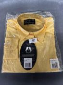 Competing Dekota Yellow Cotton Shirt Size: 12
