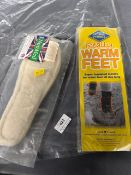 Pair of Really Warm Feet Super Insulated Insoles, and a Pair of Sheepskin Insoles