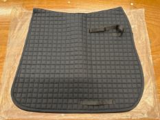 Castle full Size: high wither dressage saddle cloth in black