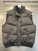 Blaze black fleece lined padded gilet Size: L/14