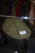 Derby Tweed Flat Cap Size: M 7&1/8”
