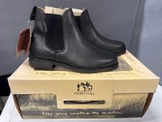 Harry Hall Black Buxton Ladies Jodhpur Boots Size: 3.5