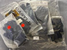 5x Pairs of Knitted Pimple Palm Gloves