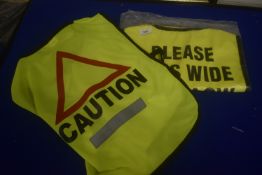 3x Green Hi-Vis Tabards