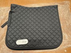 HYS dressage saddle cloth in black- Size: pony - RRP £25