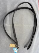 Stubben 240 125cm Stirrup Leathers 1” Pony, Black, Studded