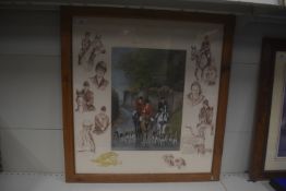Framed Print Depicting the Holderness Hunt Supporters Club 50th Anniversary 2009/10