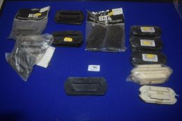 11x Assorted Sets of Stirrups Rubbers 3.5” to 5”