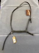 Sabre Raised Drop Noseband Pony Size in Black Code: 221-P