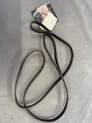 Jeffries Black Leather Reins, 16mm-5/8”