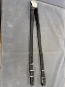 Stubben Stirrup Leathers Mono NT Width 1”in Black 78cm