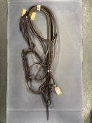 Samuel Sharp English Bridle Traditional Full Size 127 Havana