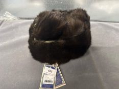 Jack Murphy Rich Coffee Faux Fur Hat Size: M/L