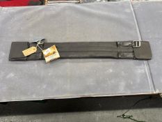 Stubben Padded Dressage Girth with Covered Buckles in Black 26”