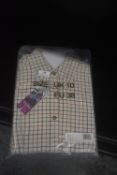Jack Murphy Green & Brown Checked Blouse Size: 10