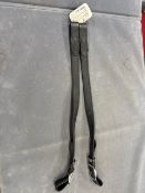 Stubben Stirrup Leathers, Mono NT Width 1”in Black 68cm