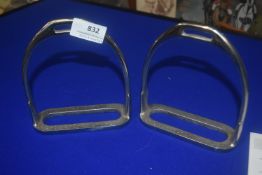 Pair of Stainless Steel Stirrups