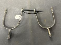 Pair of Stainless Steel Spurs
